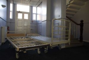 Hospital Beds that are shown Side by Side